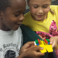 Logo of HomeSch-STEM Innovators: Building Blocks to Bright Futures. Ages: 5 - 6.